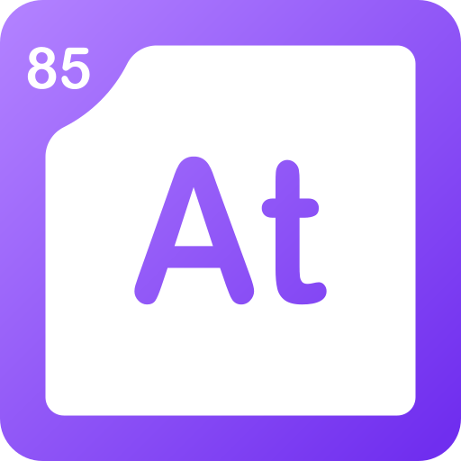アスタチン Generic gradient fill icon