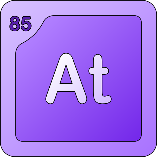 Astatine Generic gradient lineal-color icon