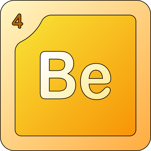 beryllium Generic gradient lineal-color icoon