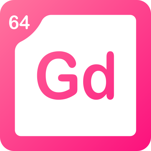 Gadolinium Generic gradient fill icon