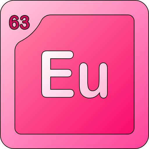 europium Generic gradient lineal-color icoon