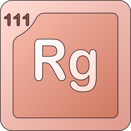 röntgenium Generic gradient lineal-color icoon