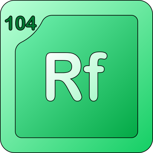 rutherfordium Generic gradient lineal-color Icône