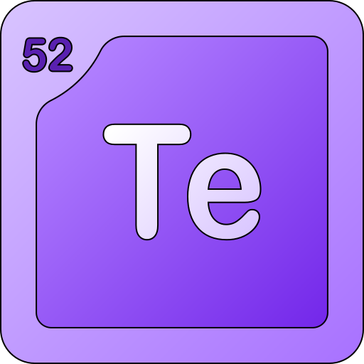 Tellurium Generic gradient lineal-color icon