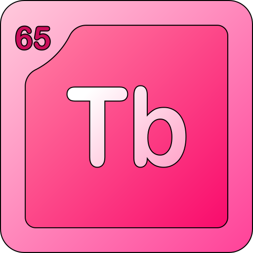 Terbium Generic gradient lineal-color icon