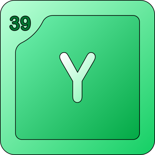 yttrium Generic gradient lineal-color icoon