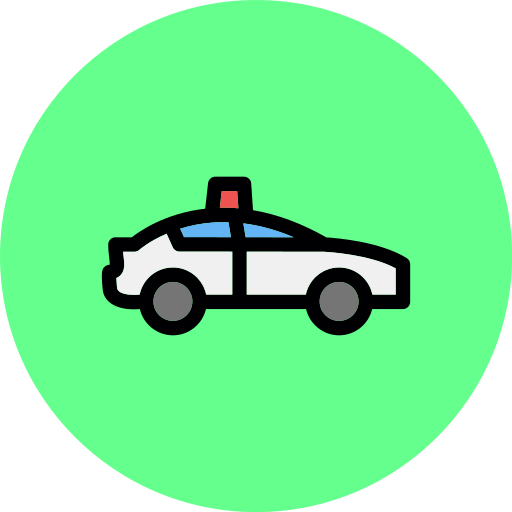 voiture de police Generic color lineal-color Icône