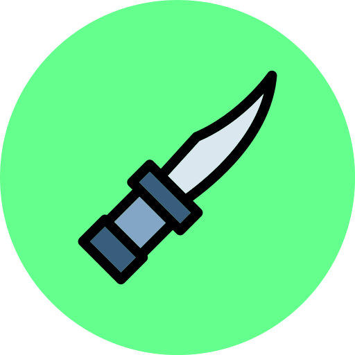 messer Generic color lineal-color icon