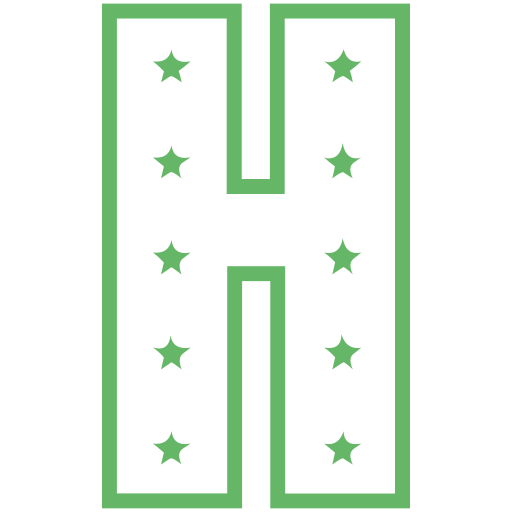 文字h Generic color outline icon