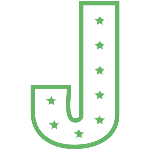 文字j Generic color outline icon