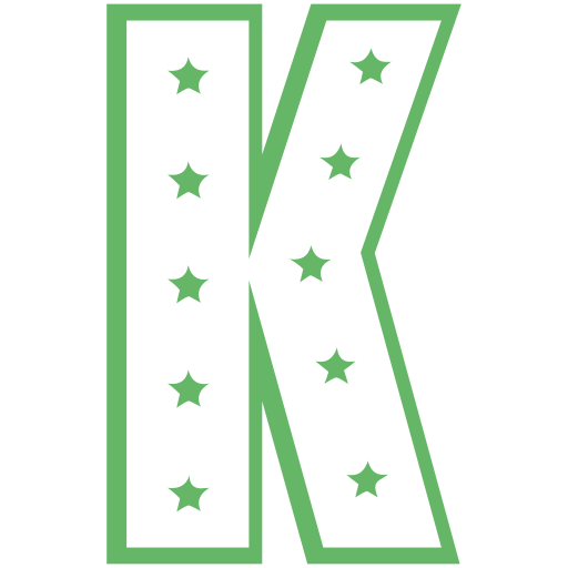 lettre k Generic color outline Icône