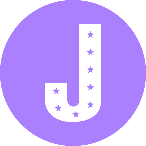 문자 j Generic color fill icon