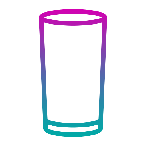 verre à boire Generic gradient outline Icône