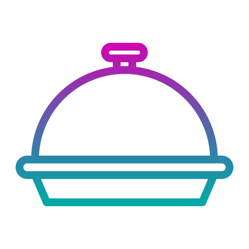 Food cover Generic gradient outline icon