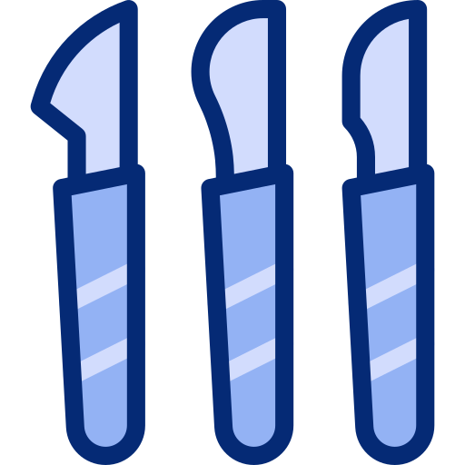 Scalpel Basic Accent Lineal Color icon