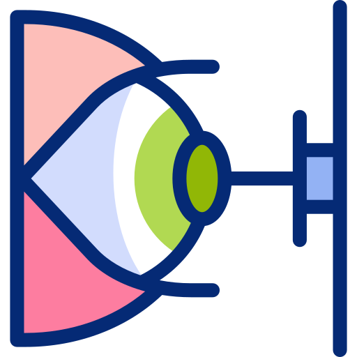 cirujía de ojo Basic Accent Lineal Color icono