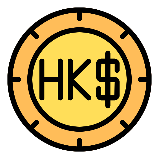 dolar hongkoński Generic color lineal-color ikona