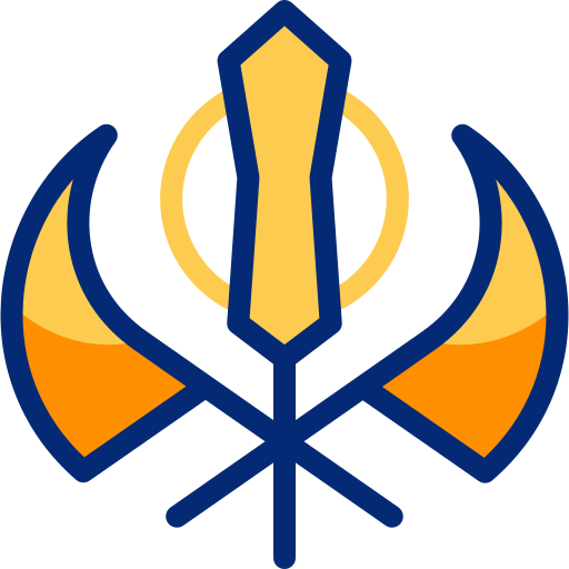 Sikhism Basic Accent Lineal Color icon