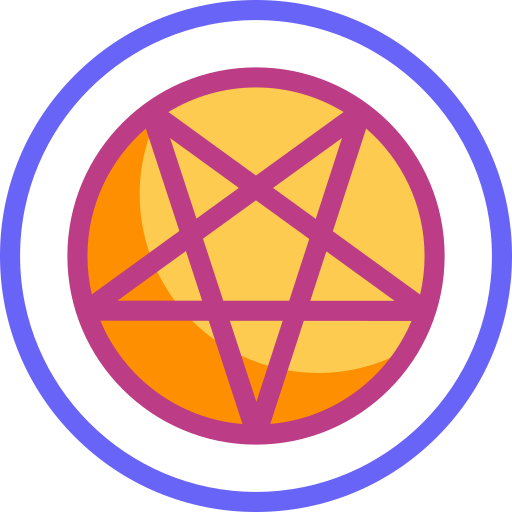 satanizm Basic Accent Lineal Color ikona