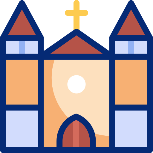 кафедральный собор Basic Accent Lineal Color иконка
