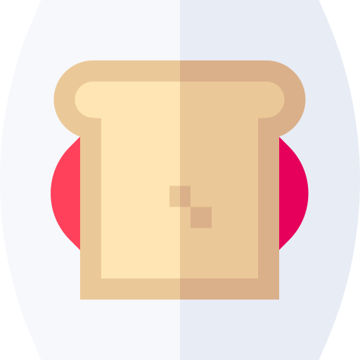 sándwich Basic Straight Flat icono