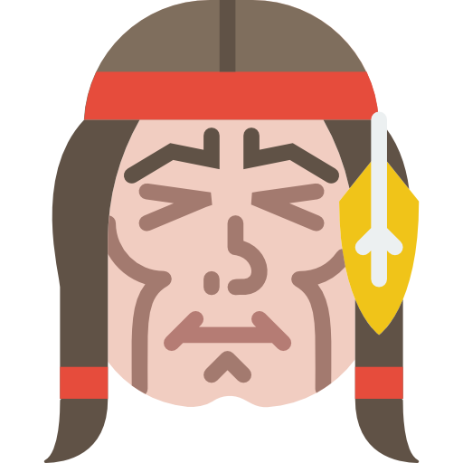 nativo americano Basic Miscellany Flat icona