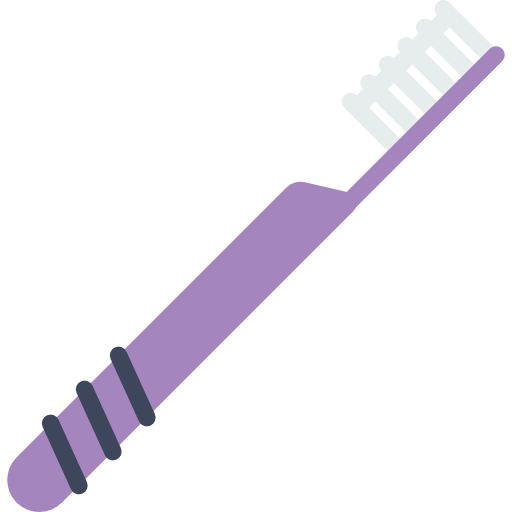 cepillo de dientes Basic Miscellany Flat icono