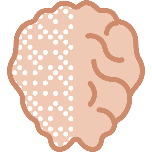 cerebro Basic Miscellany Flat icono