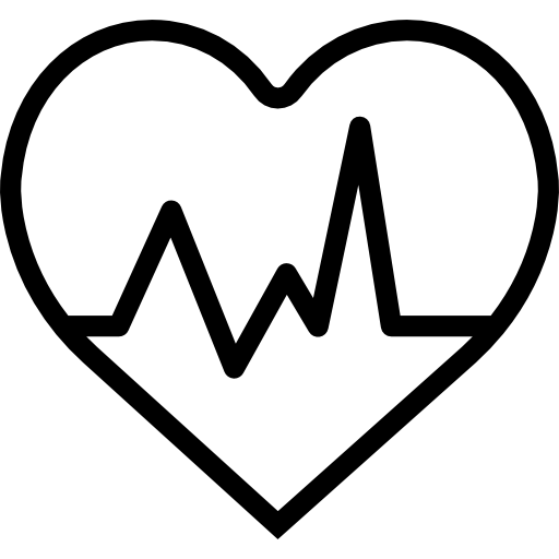 cardiograma Basic Miscellany Lineal icono
