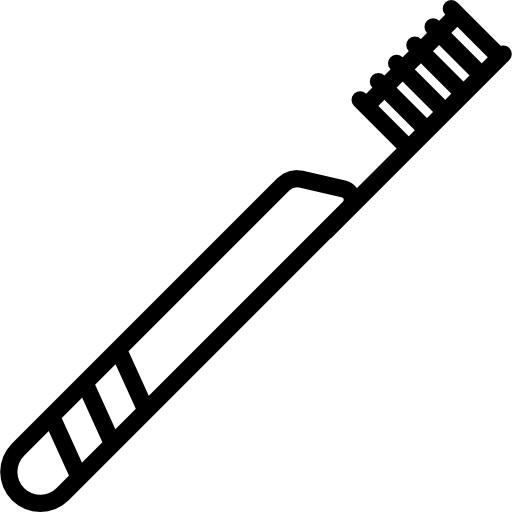cepillo de dientes Basic Miscellany Lineal icono