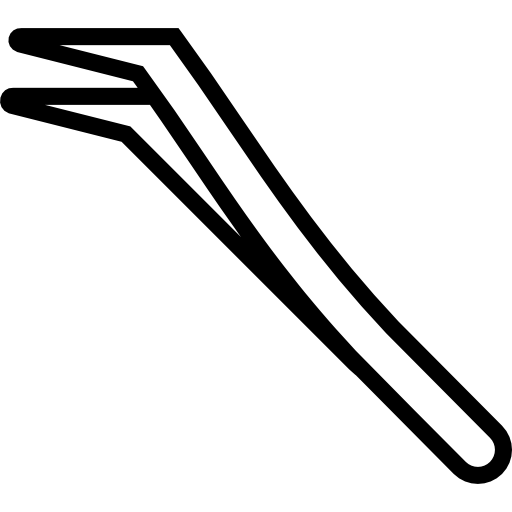 Tweezers Basic Miscellany Lineal icon