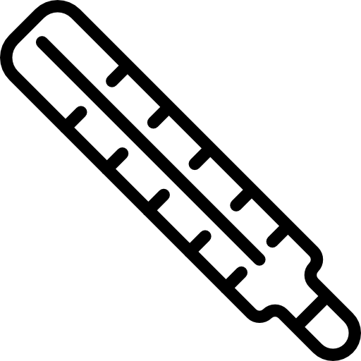 Thermometer Basic Miscellany Lineal icon