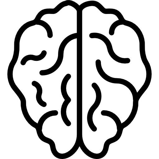 cervello Basic Miscellany Lineal icona