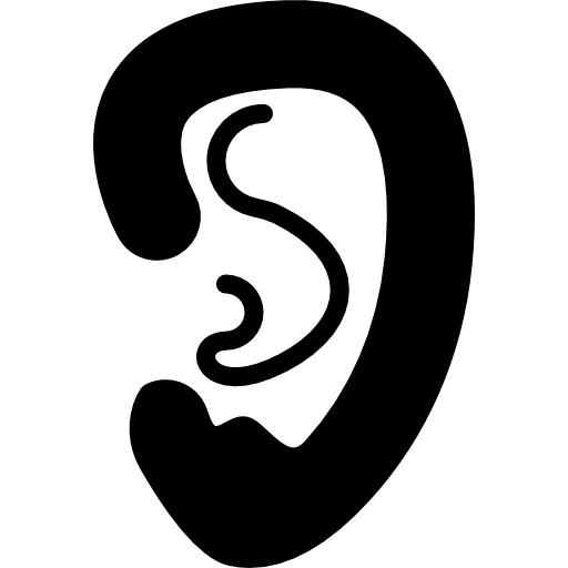 Ear Basic Miscellany Fill icon