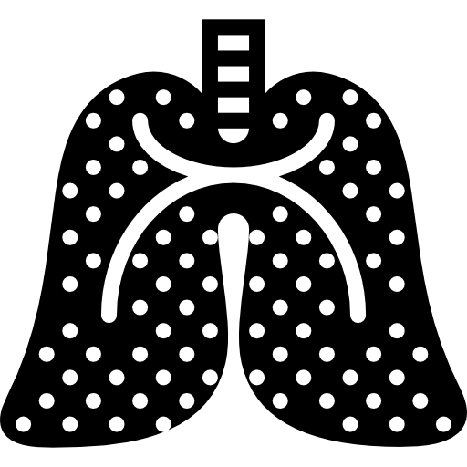 Lungs Basic Miscellany Fill icon