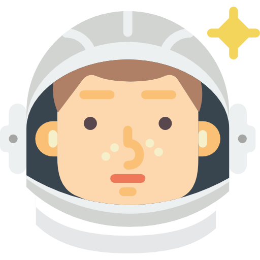 astronauta Basic Miscellany Flat icona