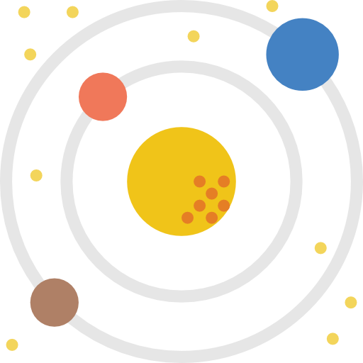 Solar system Basic Miscellany Flat icon