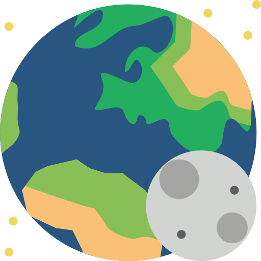 planeta tierra Basic Miscellany Flat icono