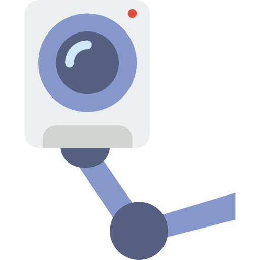 beveiligingscamera Basic Miscellany Flat icoon