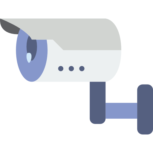 caméra de sécurité Basic Miscellany Flat Icône
