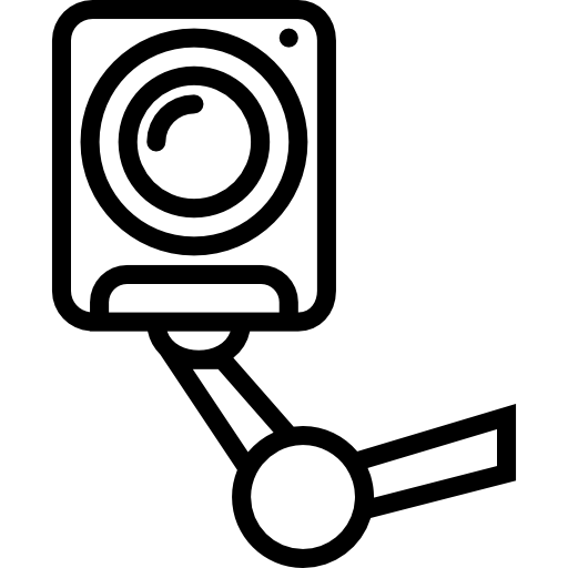cámara de seguridad Basic Miscellany Lineal icono