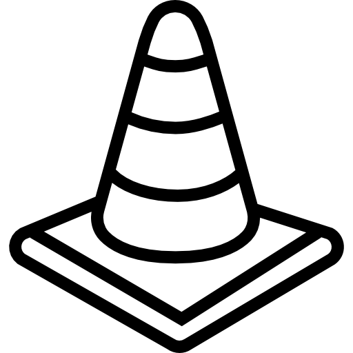 cono de tráfico Basic Miscellany Lineal icono