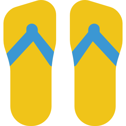 Flip flops Basic Miscellany Flat icon