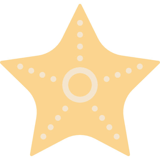 estrela do mar Basic Miscellany Flat Ícone