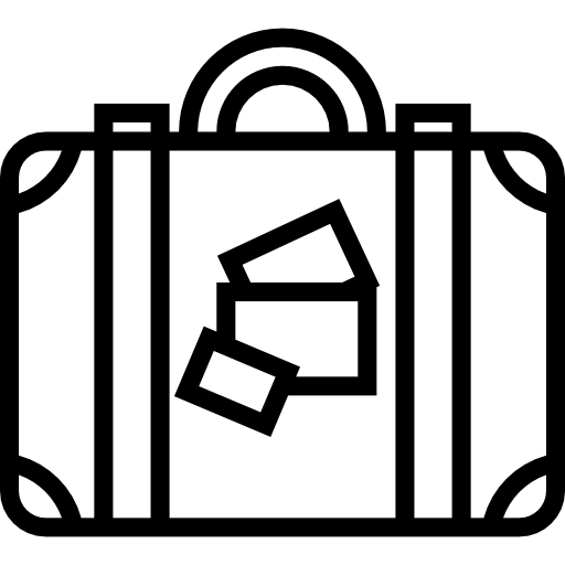 bagaż Basic Miscellany Lineal ikona