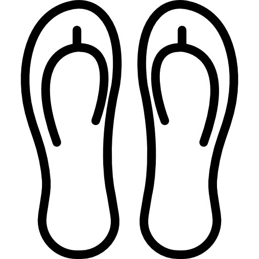 Flip flops Basic Miscellany Lineal icon