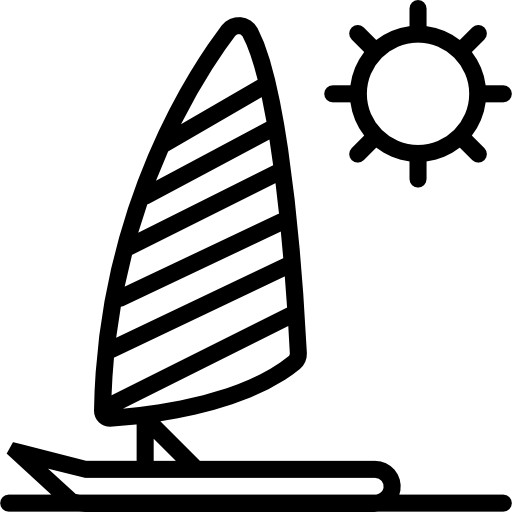 Parasailing Basic Miscellany Lineal icon