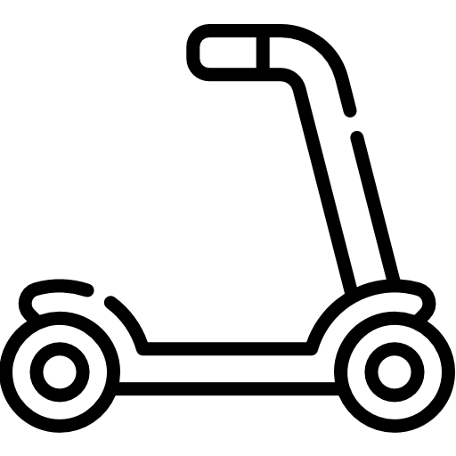 スクーター Kawaii Lineal icon