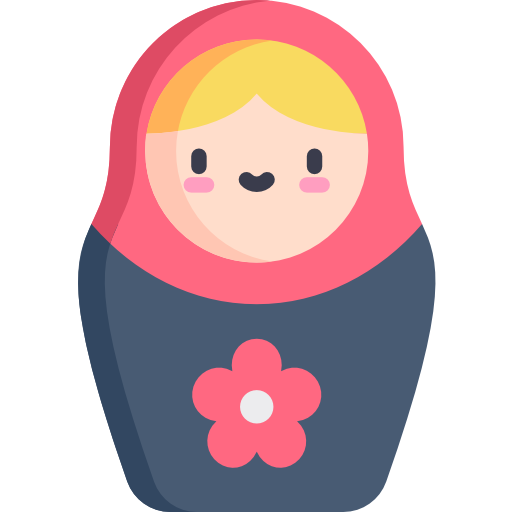 Matryoshka Kawaii Flat icon