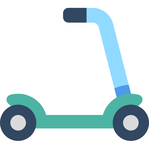 Scooter Kawaii Flat icon